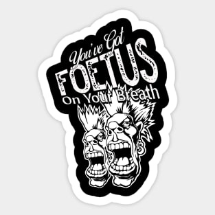 Foetus dance rock Sticker